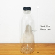 Botol Kale 1 Liter Botol Plastik 1000ml Botol Jus Kopi 1000 ml Tebal / BK441LH