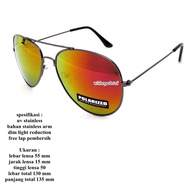 Polarized Aviator Mirror Sunglasses