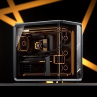 [Qiao Sibo] BO400CG Curved Sea View Room Chassis Support ATX Board/360 Cold Exhaust BO400 Aluminum A