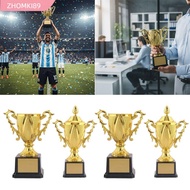ZHOMKI89 Champion Trophy, Large Size Customizable Design Metal Trophy, Winner Award Gold Color Small