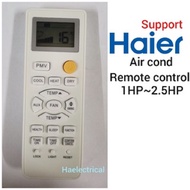 Haier air cond remote contralHSU-09LTA17 HSU-12LTA HSU-18LTA