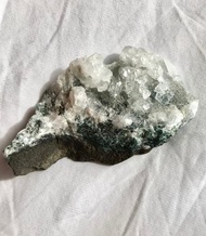 鑽石魚眼石 水晶礦標 水晶簇 天然水晶 擺設 水晶原礦 crystal