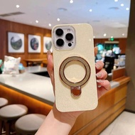 Magsafe Magnetic Stand Glitter Case Samsung S24 UltraRing Holder | S25 Ultra