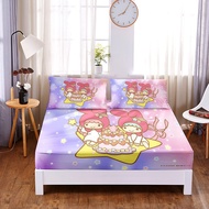 Bed Sheet Cartoon All-Inclusive Gemini Cute Children Girls Bedroom Student Dormitory Single-Piece Pl