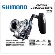 Shimano Ocea Jigger 2021 1000 1001 1500 1501 2000 2001 3000 4000 Over Head Fishing Reel