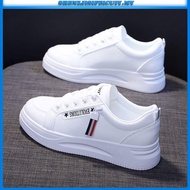 现货小白鞋女鞋新款小白鞋软底运动鞋女板鞋春季鞋子韩版休闲跑步鞋皮面New Little White Shoes Soft Sole Sports Shoes Women's Board Shoes S