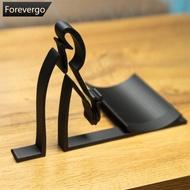 FOREVERGO Minimalist 3D Printing Roll Paper Holder Funny Stick Man Toilet Tissue Holder Practical Ba