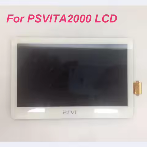 Original White lcd display screen for ps vita psv psvita 2000 assembled white