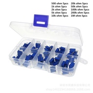 10Sample 3296W Multi-turn Potentiometer Kit High Precision3296Variable Resistor DIY Kit
