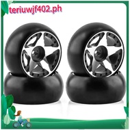 Hard Plastic Drift Tire Tyre with Metal Wheel Rim for  284131 K969 K989  Mini-Z 1/28 RC Car Upgrades