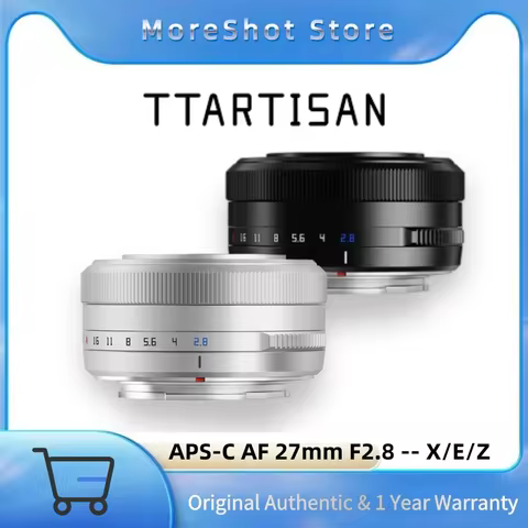 TTArtisan AF 27mm F2.8 APS-C Auto Focus Lens for Fuji X Fujifilm X X-A3 X-T20 X-E3 Nikon Z Sony E A5