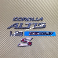 corolla+altis+1.8+esport+S Logo Set 5pcs