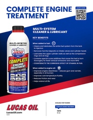 Lucas Oil Complete Engine Treatment