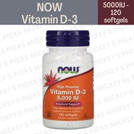 Now, Vitamin D-3, High Potency, Cholecalciferol (Vitamin D3)