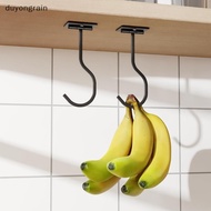 (duyongrain) 1Pc ck Cabinet Under Banana Hook Can Be Fixed With Screws Metal Multi-purpose Hook Keep