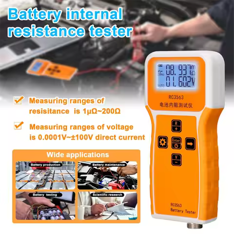 Internal Resistance Tester RC3563 Battery Voltage Internal Resistance Tester Trithium Lithium Iron P