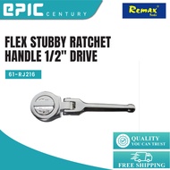 Remax Flex Stubby Ratchet Handle 1/2" Drive ,45 Teeth/72 Teeth