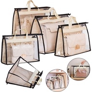 【SG Stock】Bag Organiser Dust-proof Bag Handbag Organiser Finishing Storage Bag Wardrobe Sealed Leath