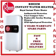 RHEEM ROYAL RBW-33B INSTANT WATER HEATER With Antibacterial Protection, Soft Touch LCD Display / FRE