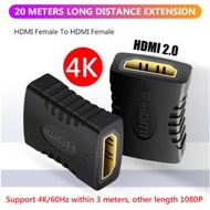 4K UHD HDTV memanjangkan KABEL TV Hdtv Connector extension Coupler Extender Joint Converter Adapter ( Harga S