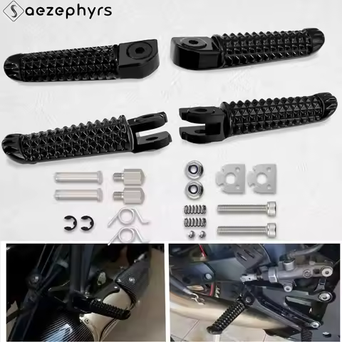 Motorcycle accessories front and rear foot pedals rider passenger foot pedals suitable for Yamaha YZ