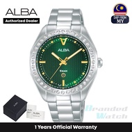 [Official Warranty] Alba AH7Y21X AH7Y21X1 Women's Singa Green Dial Stainless Steel Strap Watch