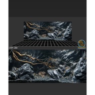 FISH POOL 3D BACK PAINTING (CODE CRM280) MANY SIZES - Free painting tools included