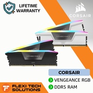 Flexi Tech CORSAIR Vengeance RGB DDR5 7200MHz 64GB Black & White RAM