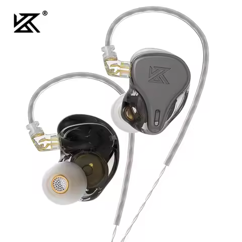 KZ × HBB DQ6S In-Ear Earphone Bass Metal Headset HiFi Music Monitor Headphones ZEX PRO EDX PRO ZSX Z
