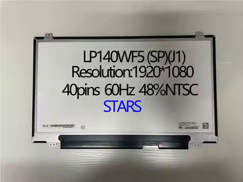 LP140WF5 (SP)(J1) 1920*1080 Touch Screen of Notebook Computer 40pins 60Hz 48%NTSC