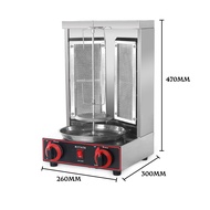 [raock] ITOP Commercial Vertical Shawarma Kebab Machine Barbecue Machine Rotisserie Equipment BBQ Gr