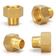 M14 M16 M18 M20 M22 M24 1/8" 1/4" 3/8" 1/2" BSP Thread Brass Pipe Fitting Adapter Coupler Connector