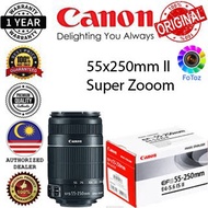 Canon EF-S 55-250mm f/4.0-5.6 IS II Telephoto Zoom Lens  Roll over image to zoom in Canon EF-S 55-25