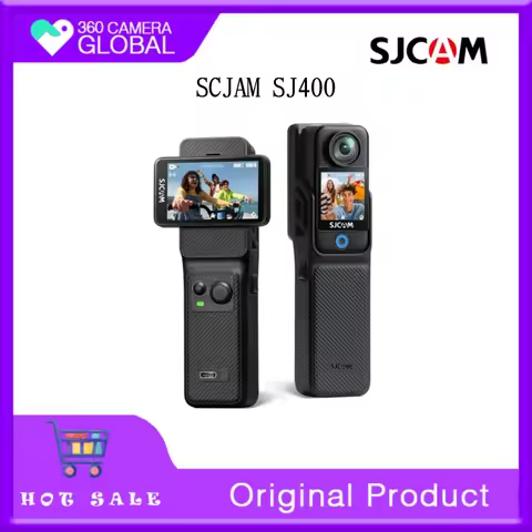 SJCAM C400 Action Camera Handheld Stabilized Night Vision Camera Vlog Outdoor Live Streaming Bike Mo