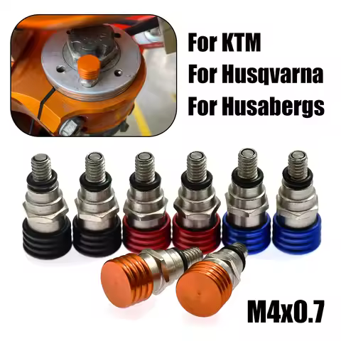 M4x0.7 CNC Motorcycle Fork Air Bleeder Valves For Husqvarna TC FC TE FE 85-501 2014-2019 For KTM SX