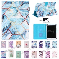 Samsung Galaxy Tab A A6 7.0 Inch 2016 SM-T280 T285 Cute Flip Leather Case Marble Pattern Card Slot Folding Bracket Tablet Cover
