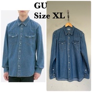 GU Men's Jeans Shirt