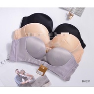 BH BRA TALLY 211 BISA KAIT DEPAN TANPA TALI  - Tally 211 bra BH Strapless Tanpa Kawat setengah cup P