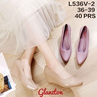 Sepatu wedges Jelly Import Glossy cantik sepatu Barbie cantik mewah sepatu kantoran jelly import Gla