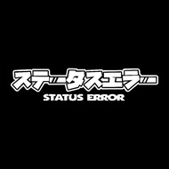 JDM Cutting Sticker Japanese Status ErrorKANJI, Letter Sticker KANJI, Error Sticker, Japanese Sticke