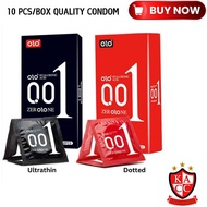 OLO 3PC/Box Black 001 Natural Latex Sex Condoms