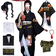 Todoroki Shoto Muzan Kibutsuji Cosplay Outfit Muzan Kibutsuji Cosplay Kimono Robe Uniform Unisex Ful