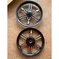 Yamaha Logo LC135 lc4s lc135 4s lagenda 110/115 sport rim black 160/185x17 LC 135 Lagenda Z/ZR SRL110 SRL115 SRLZ SRLZR