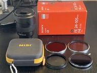 Sony FE 24-105mm F4 送 NISI ND FILTER 颶風快裝系統