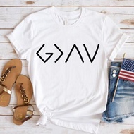 God is greater than both peaks and valleys. Cotton T-shirt, soft, round neck, breathable.