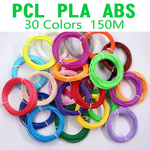 30 colors ABS/PLA/PCL 3D pen filament,diameter 1.75mm, 150m,3D pen consumables,3D pen threads,bright