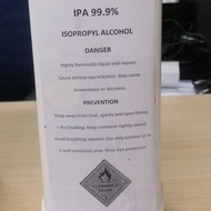 1 liter Isopropyl Alcohol 99.99%