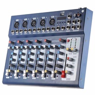 ammoon F7-USB 7-Channel Digital Mic Line Audio Sound Mixer Mixing Console for Recording DJ Stage Kar