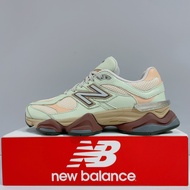 New Balance NB 9060 Girls Pink Green Color Matching D Last Retro Sports Casual Shoes U9060GCA