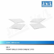 Hrv chrome front grill cover/ chrome front grill cover 2pcs jsl